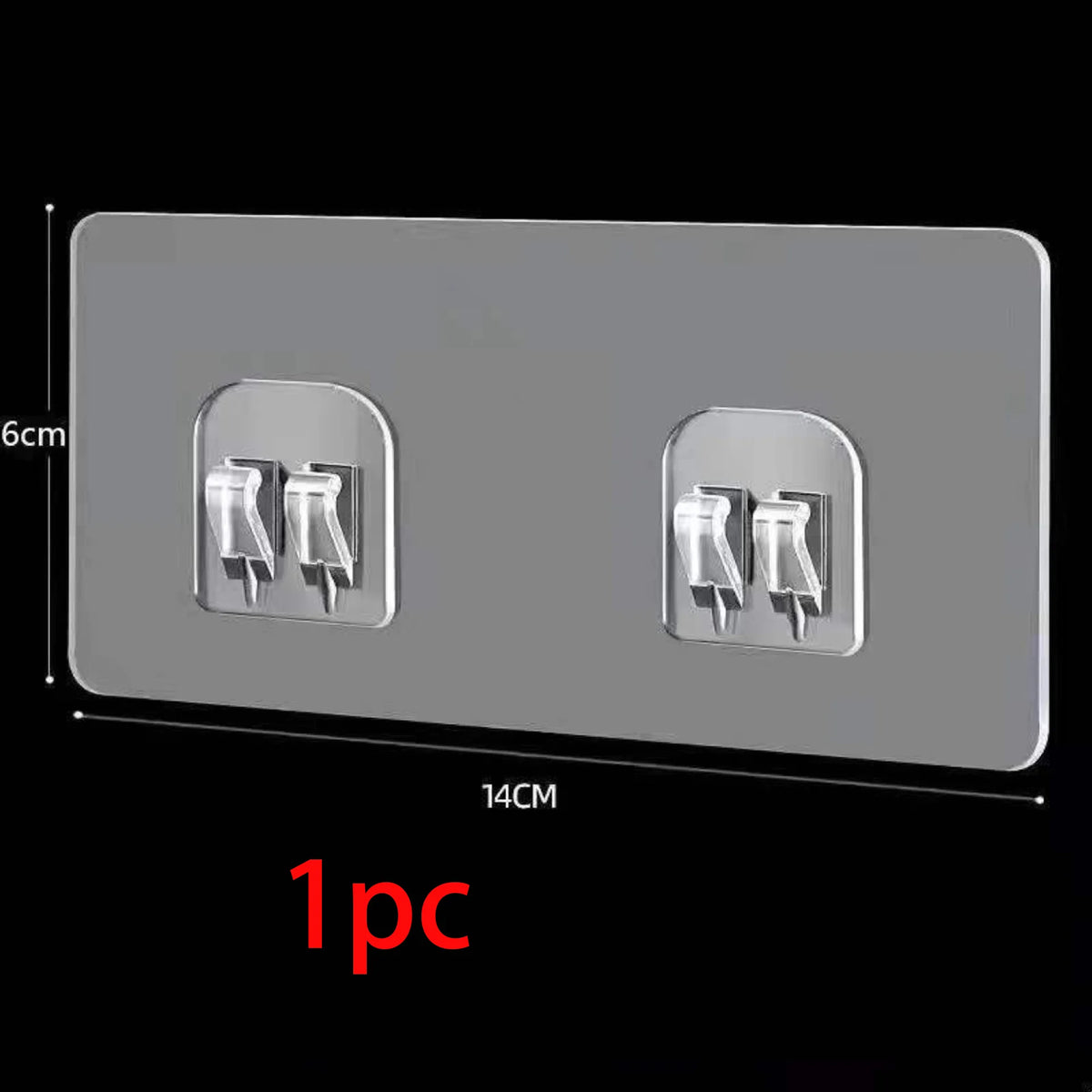 1/10pcs Corner Shower Caddy Adhesive Sticker Hook Mount