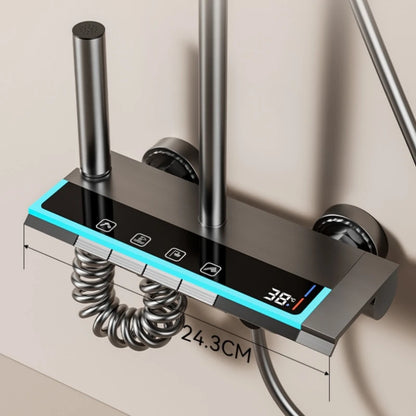 High-End Functions Bathroom Shower Faucet Digital Temperature