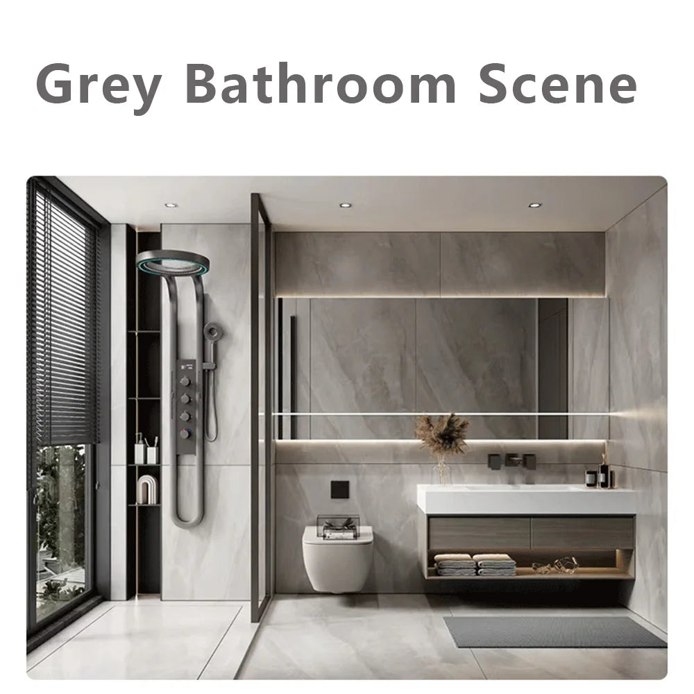 Luxury Wall Mounted Spa Massage Shower Panels System