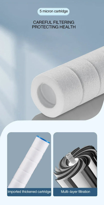 High Pressurized Filter Shower Head 3-Mode Adjustable Spray