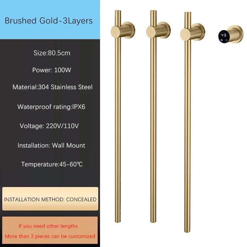 Oxg Thermostatic Electric Towel Rack Heat Towel Holder