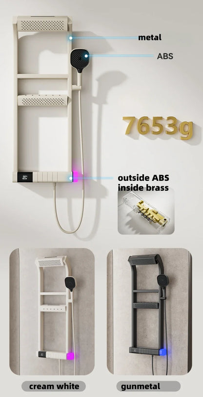 Multi-Function Thermostatic Shower System Digital Display High