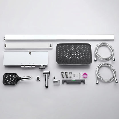 Chrome Piano Digital Bathroom Shower Cold Digital Bathroom