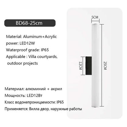 Ip65 Waterproof Wall Light Outdoor Garden Villa Exterior