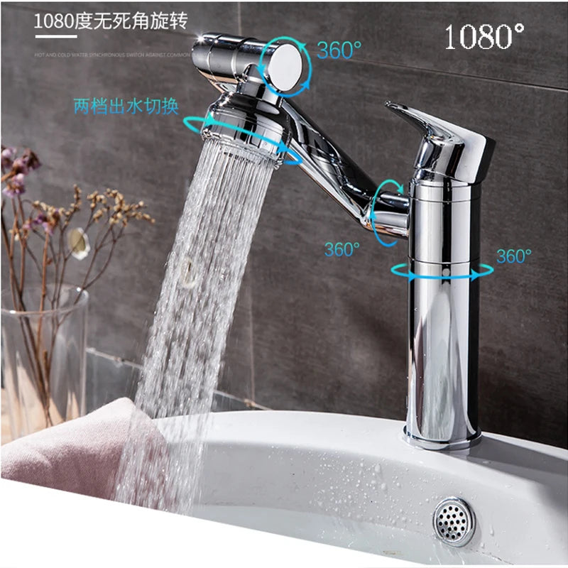 1080 Swivel Bathroom Sink Faucet Basin Faucet Mixer