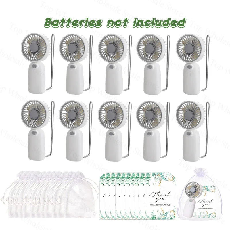 10-100pcs Bulk Small Wedding Fans Guests Handheld Fan