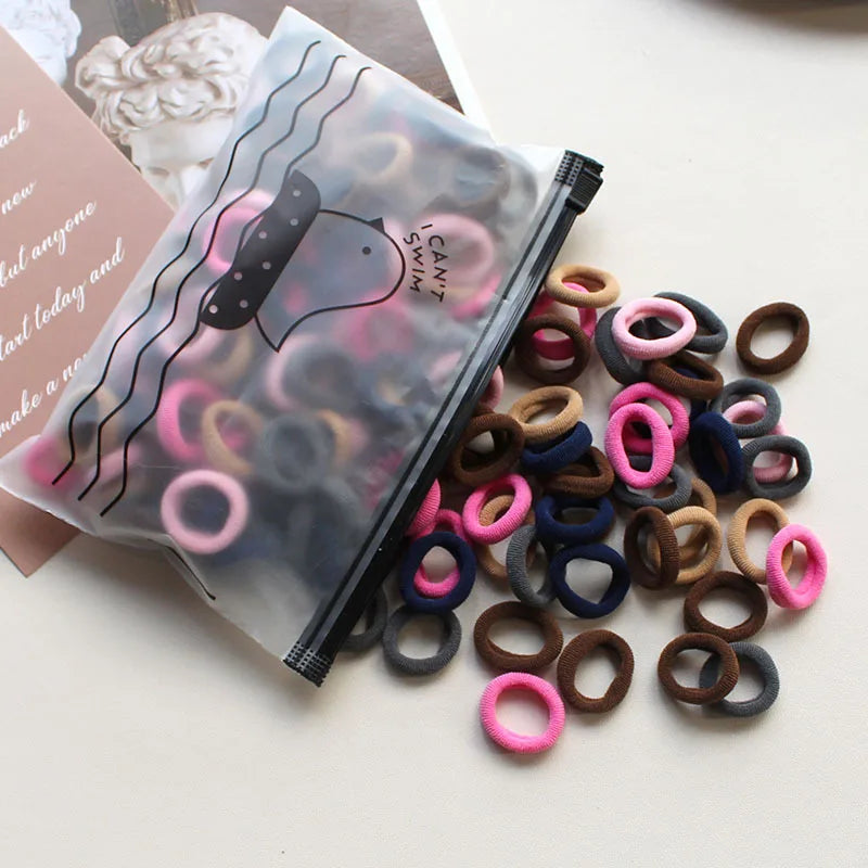 500 Pieces/Pack 2cm Children Hair Band High Elastic