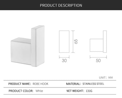 Bathroom Hardware White Wall Mounted Toilet Roll Paper