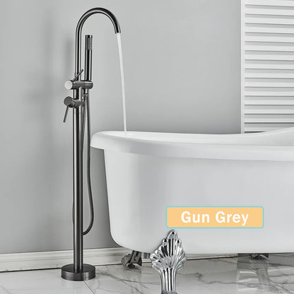Rozin Black Floor Standing Bathtub Faucet Colors Standing