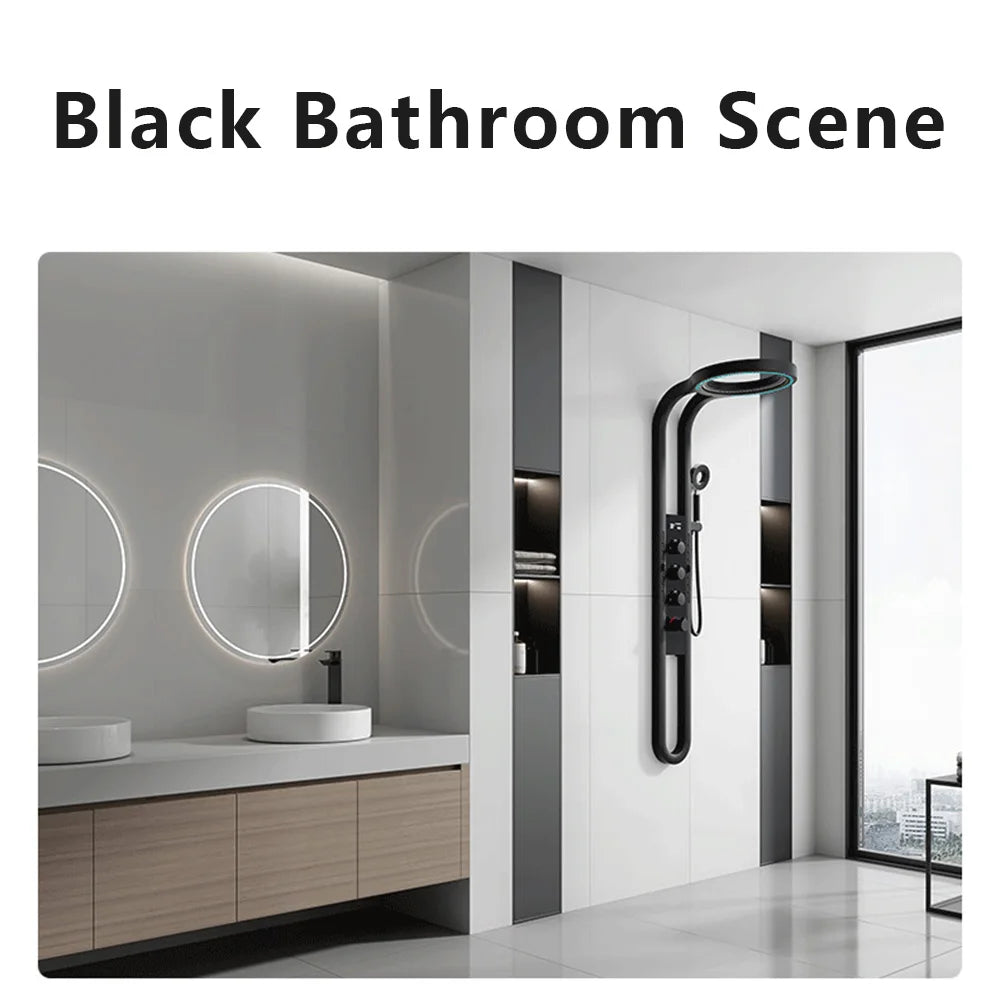 Luxury Wall Mounted Spa Massage Shower Panels System