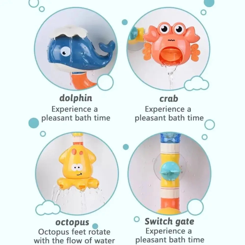 Baby Bath Toy Suction Cup Water Spinner &