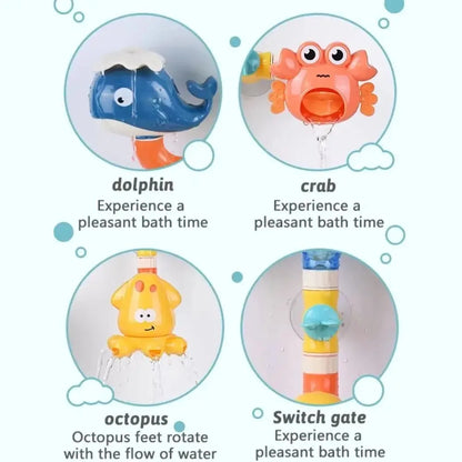 Baby Bath Toy Suction Cup Water Spinner &