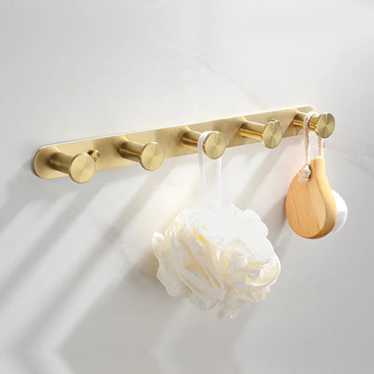 Brushed Gold Wall Mount Shelf Toilet Bath Hardware