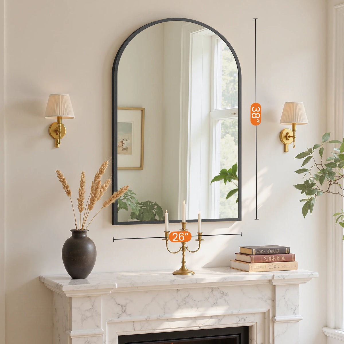 Mcq Arched Bathroom Mirror Or Over Sink Wall