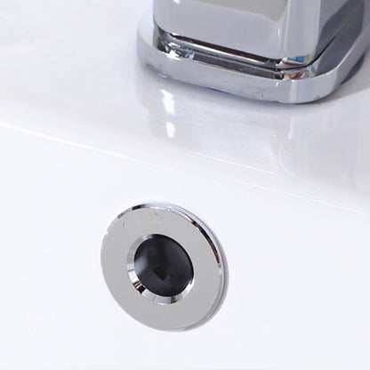 Bathroom Basin Faucet Sink Overflow Cover Brass Six-Foot