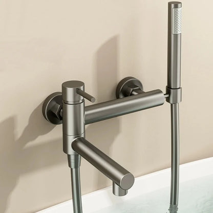 Bathroom Bathtub Shower Faucet Swivel Tub Spout Handhold