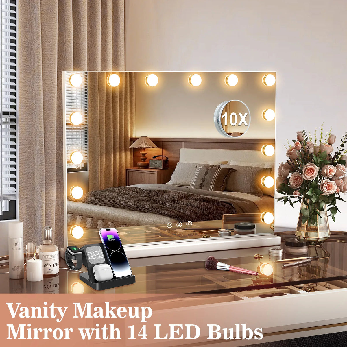 Uk Hollywood Mirror Vanity Make Up Mirror Lights