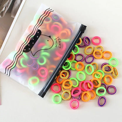 500 Pieces/Pack 2cm Children Hair Band High Elastic
