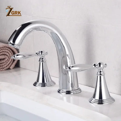 Basin Faucet Holes Dual Control Bathroom Sink Faucet