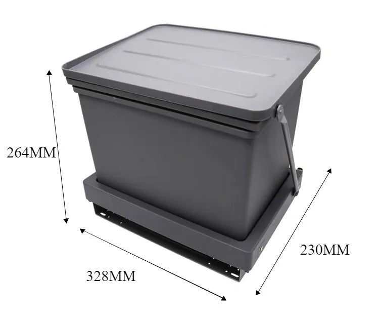 Sink Cabinet Door Connect Waste Bins Creative Waterproof