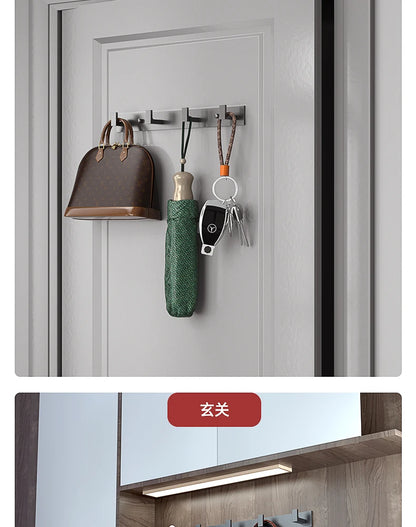 Bathroom Hardware Robe Hooks Matte Black/Gun Grey Color
