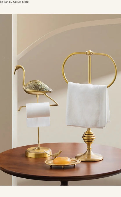 Brass Towel Bars Hand Towel Holder Vertical Non
