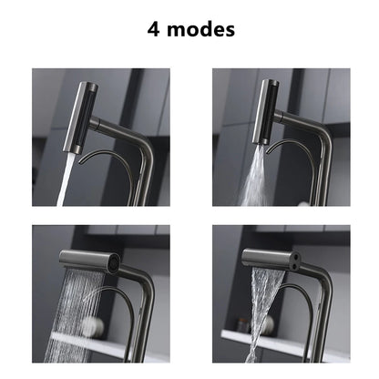 Waterfall Faucet Multi-Functional Mode Pure Cold Water Faucet