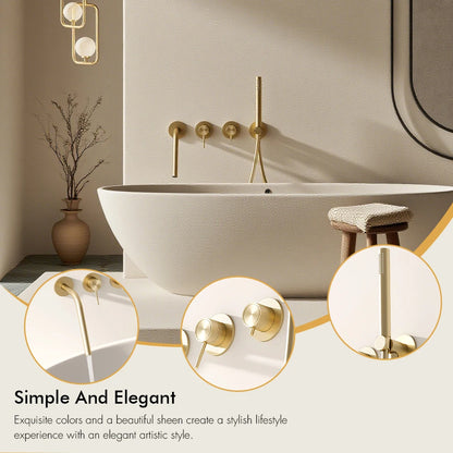 Shower Faucet Concealed Box Hand Shower Long Nose