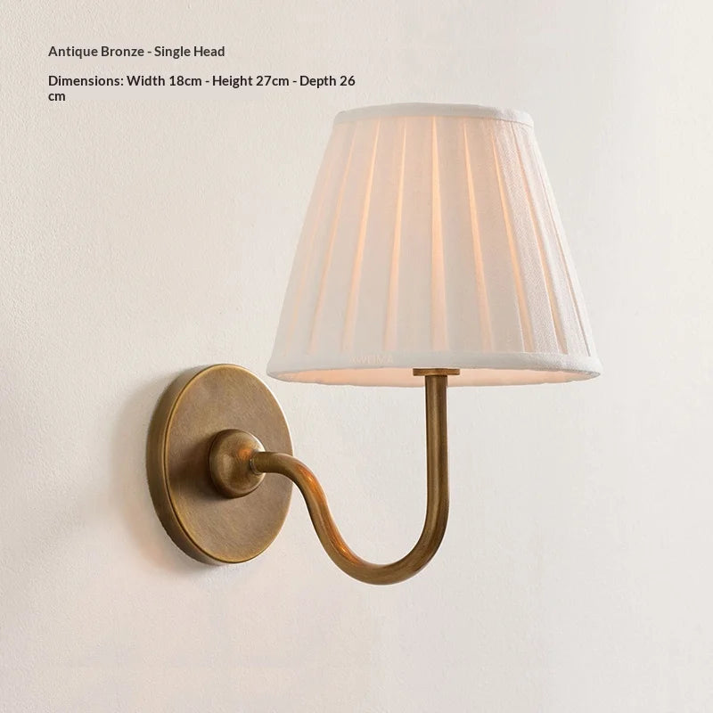 Rustic Vintage Wall Sconce French Minimalist Nordic Style