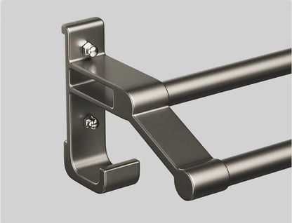 Self-Adhesive Two Layer Towel Holder Bathroom Towel Rack