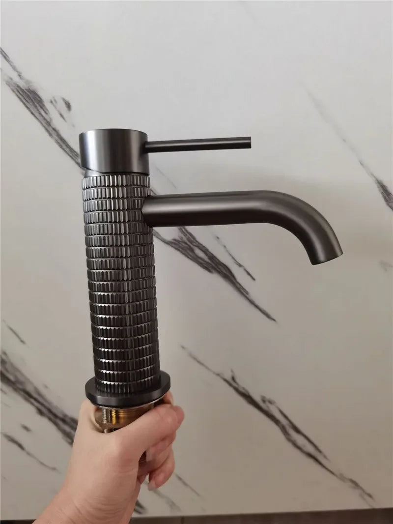 Brushed Rose Gold Bathroom Faucet Brushed Gold Basin