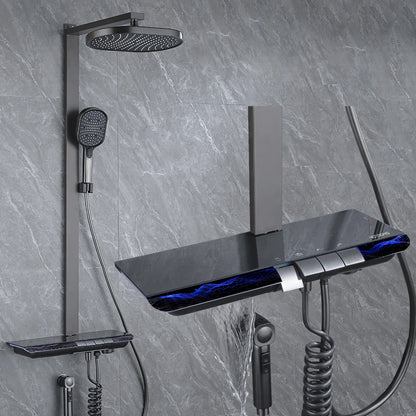 Chrome Piano Digital Bathroom Shower Cold Digital Bathroom