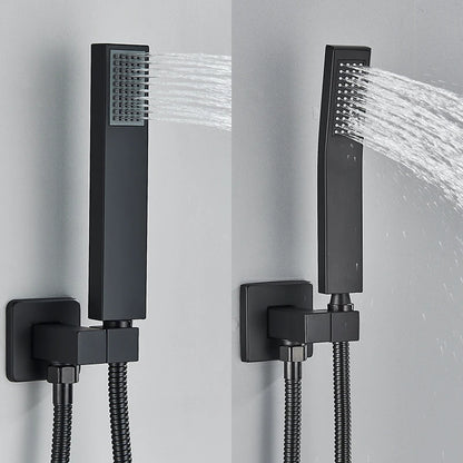 Black Led Digital Display Shower Faucet Remote Control