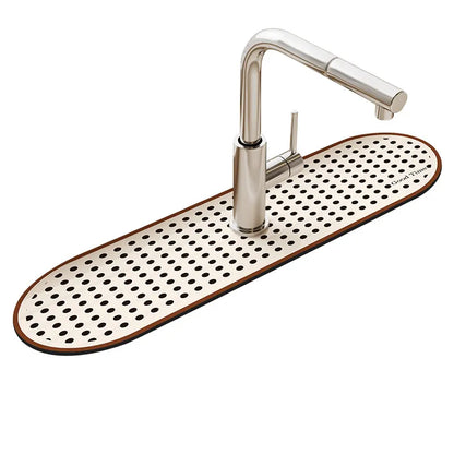 Sink Faucet Mat Drain Pad Absorbent Bathroom Splash