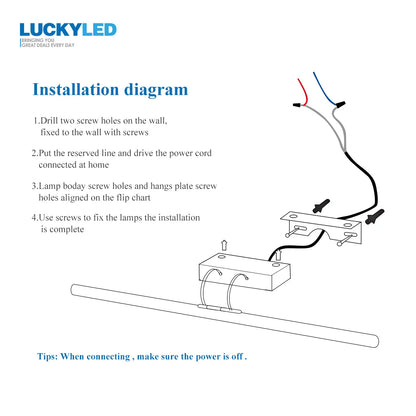Luckyled Modern Led Wall Lamp Led Bathroom Mirror