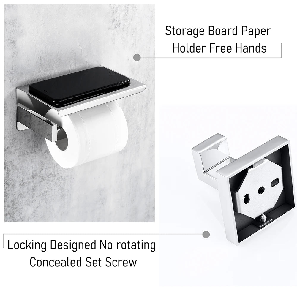 Smesiteli Bathroom Hardware Silver Wc Toilet Paper Holder