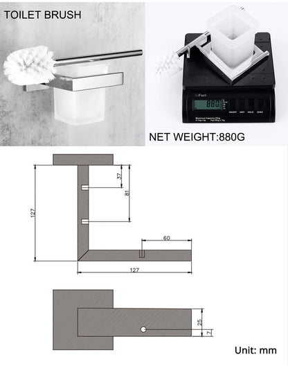 Smesiteli Bathroom Hardware Silver Wc Toilet Paper Holder