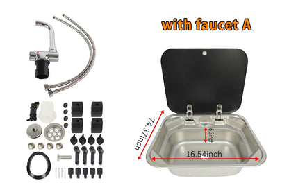 Dreamrv Caravan Camping Stainless Steel Hand Wash Basin