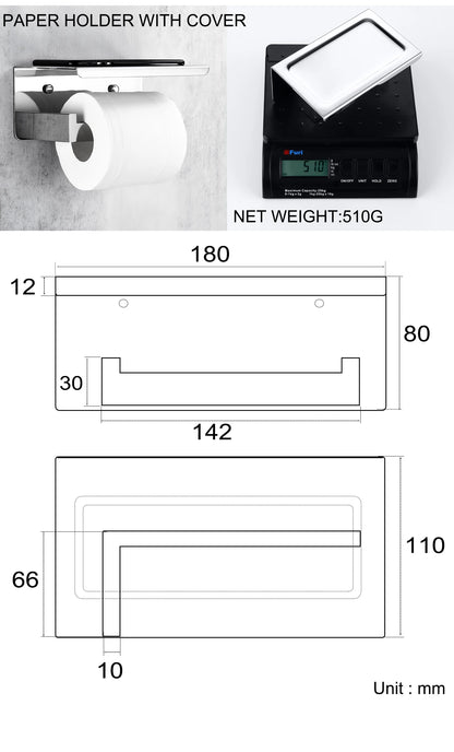 Smesiteli Bathroom Hardware Silver Wc Toilet Paper Holder