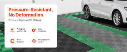 Succebuy Interlocking Drainage Mat 12inx12in 12/24/40/50/55