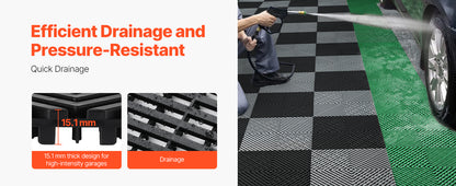 Succebuy Interlocking Drainage Mat 12inx12in 12/24/40/50/55