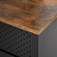Sideboard Cupboard Double Door Cabinet Adjustable Floor Steel