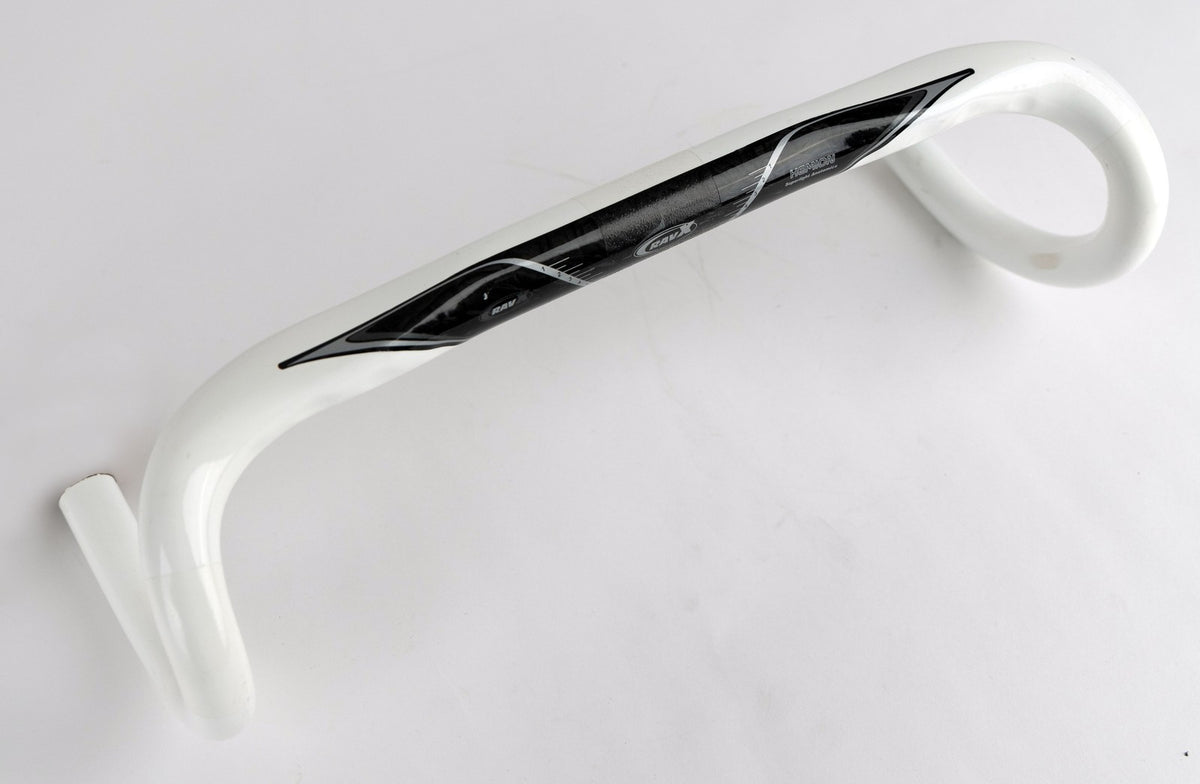 RavX Hemion Carbon Fiber Road Drop Handlebar 31.8 42cm // White 1