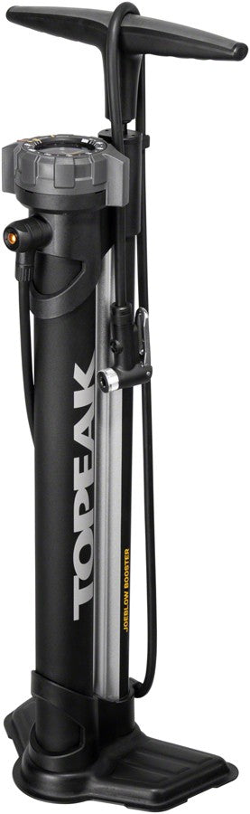 Topeak JoeBlow Booster Floor Pump - 160psi / 11bar, SmartHead DX3, Black/Gray 1