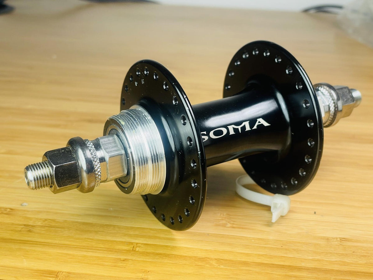 NOS SOMA Somax 48h Rear Track Hub 120mm Fix / Fix Sealed Bearings - Black 1