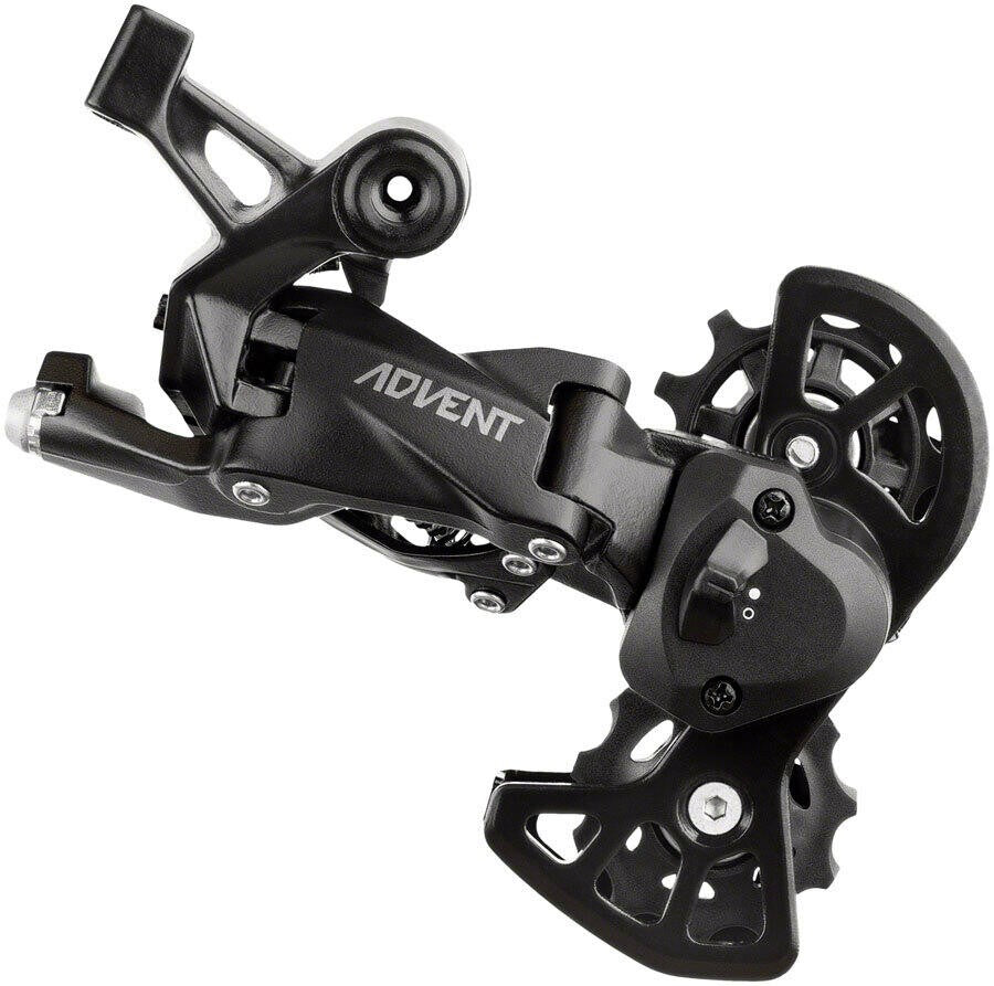 microSHIFT ADVENT Rear Derailleur - 9 Speed Short Cage Black With Clutch 1