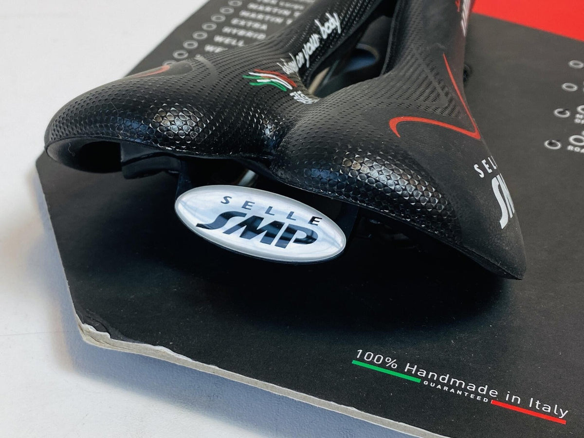 NOS Selle SMP Well-Junior Black SS Rails 130mm 3