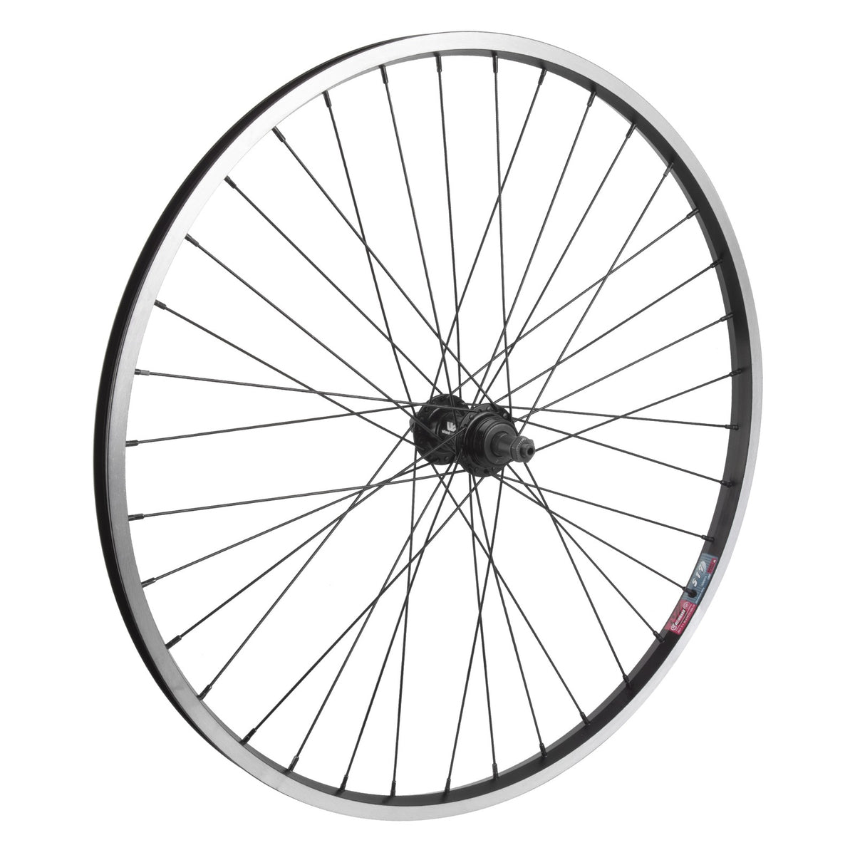 Wheel Rear 26x1.5 Weinmann 519 Black Quick Release 5/7s Freewheel 36BK 1
