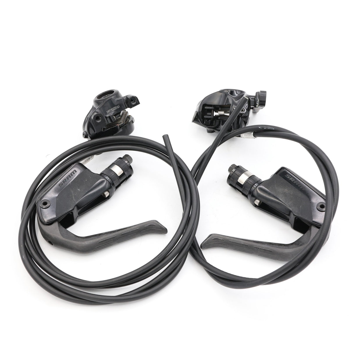 SRAM S-900 Aero HRD Hydraulic Disc Brake Lever Caliper Set TT Tri Carbon 5