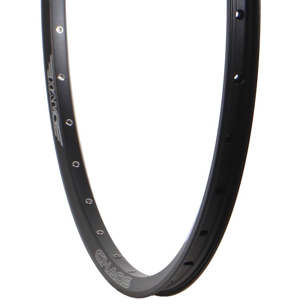 Halo Chaos Disc 26" Rim, Heat Treated Alloy, Tubeless Compatible, 32-Hole Black 1